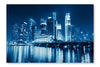 Singapore 28x42 Wall Art Frame And Fabric Panel