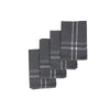 French Border Napkin Set of 4 Charcoal Grey
