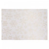 Vinyl Placemat Gold Snowflake on White - Set of 12