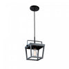 Carriage 1-Light Black Pendant I