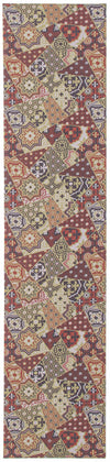 Bellezza Red / Green 2'2\" x 14'0\" Area Rug