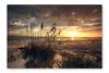 Grassy And Beach Sunset 16x24 Wall Art Frame And Fabric Panel
