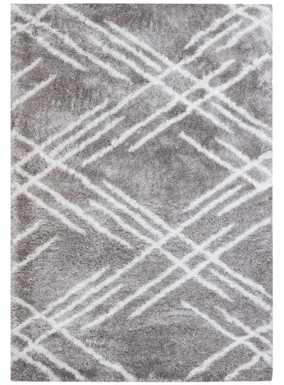 Ker Grey Lines 5x8 Area Rug