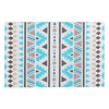 Vinyl Placemat Bohemian Aqua - Set of 12