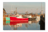 Lobster Trawlers 24x36 Wall Art Frame And Fabric Panel