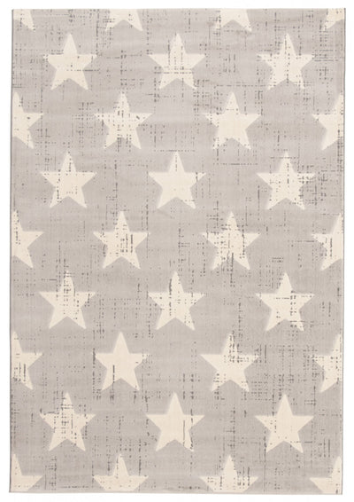 Ira Light Grey 4'7" x 6'7" Area Rug