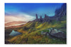 Dramatic Highland Pinnacles Old Man Of Storr Skye Scotland 24x36 Wall Art Frame And Fabric Panel