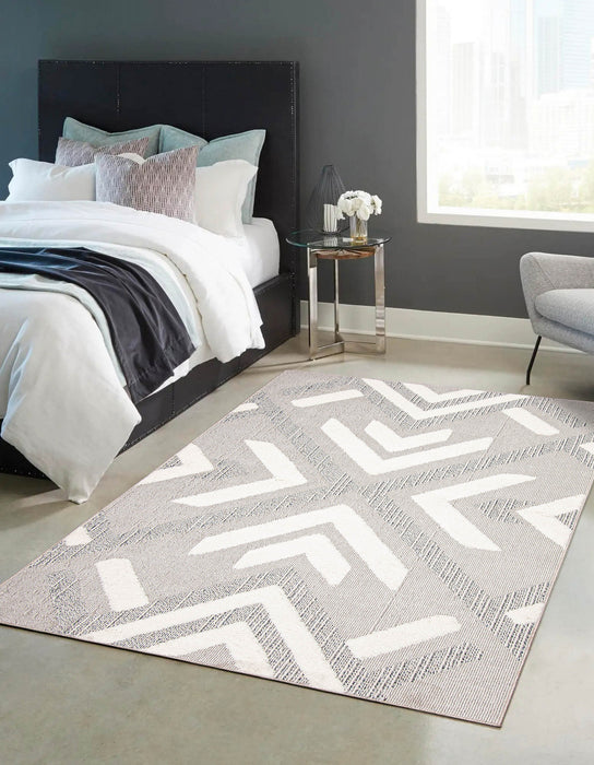 Tyisha Grey Area Rug - 8'0\" x 10'0\"