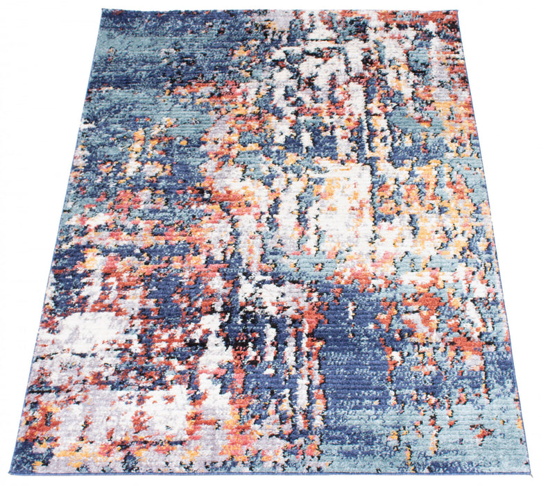 Paloma Vintage Blue Area Rug - 6'7\" x 9'6\"