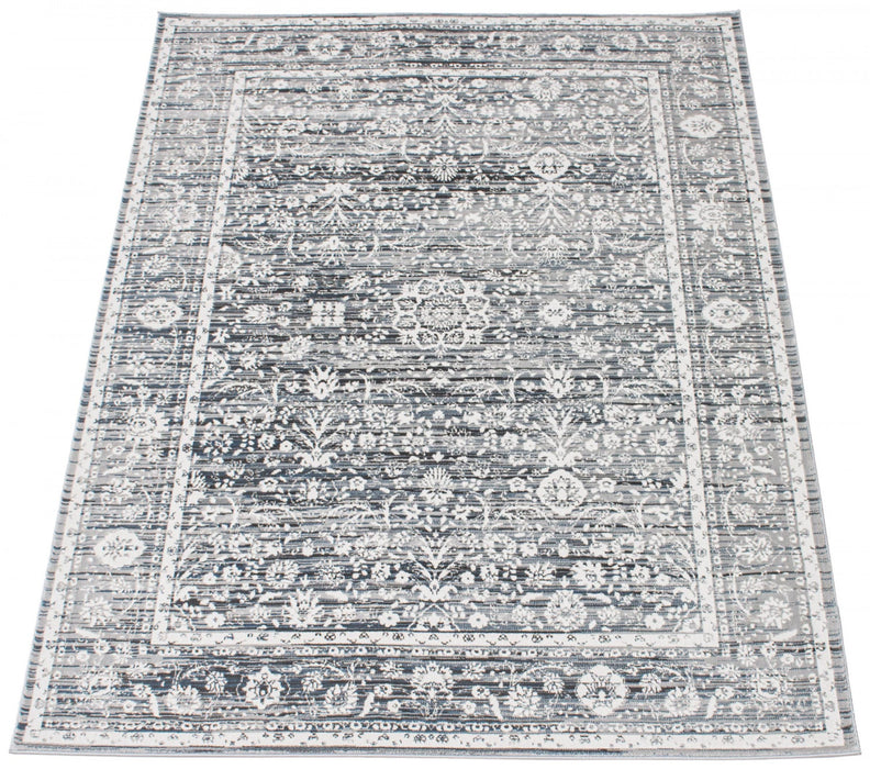Shaleigh Cream, Grey Rug 8'0\" X 10'0\" Area Rug