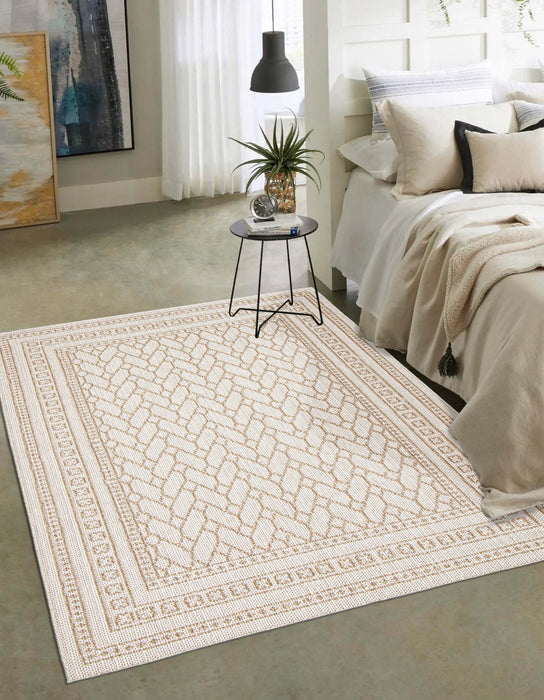 Thandazile Taupe Area Rug - 6'3\" x 9'3\"
