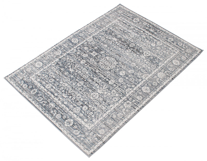 Shaleigh Cream, Grey Rug 6'7\" X 9'6\" Area Rug