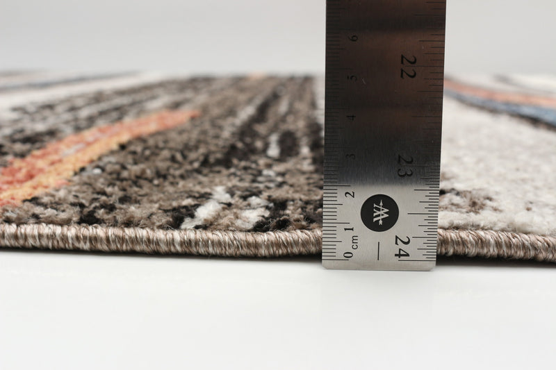 Vera Linear Multi-Colour Area Rug - 7'10\" x 10'5\"