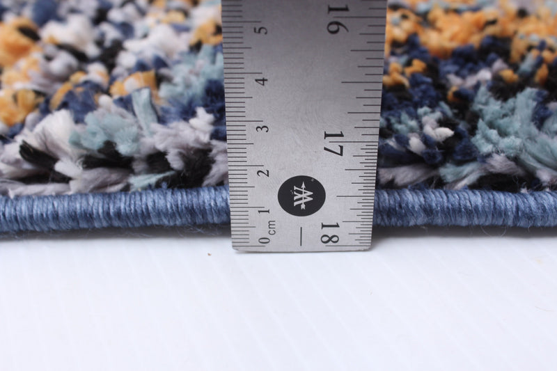 Paloma Marble Blue Area Rug - 5'3\" x 7'3\"