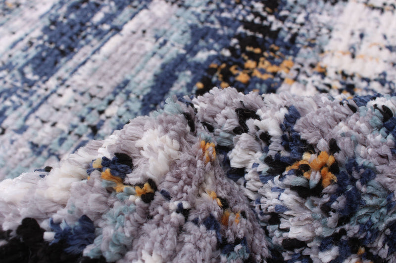 Paloma Marble Blue Area Rug - 5'3\" x 7'3\"