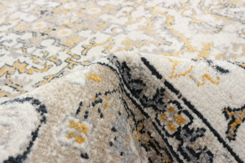 Legacy Ivory Machine Washable Area Rug - 3'0\" x 5'0\"