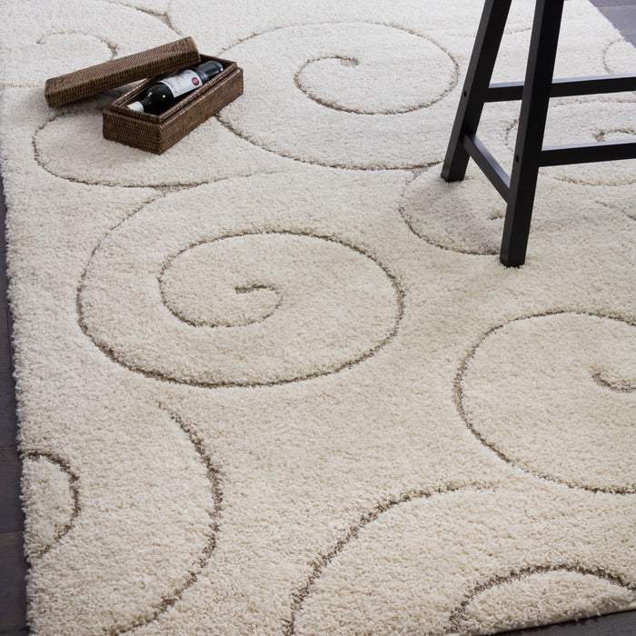 Oakville Cream Flora 3x5 Area Rug