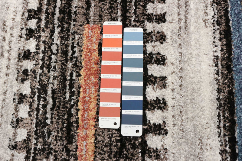 Vera Linear Multi-Colour Area Rug - 7'10\" x 10'5\"