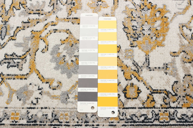 Legacy Ivory Machine Washable Area Rug - 3'0\" x 5'0\"