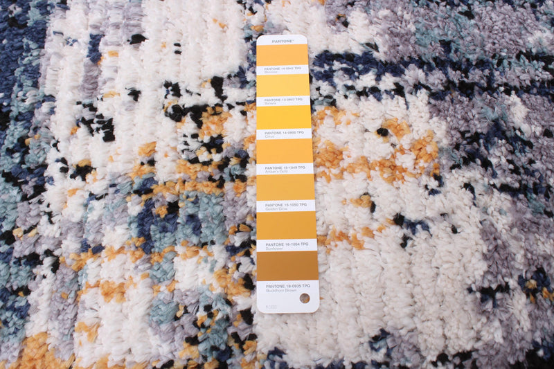 Paloma Marble Blue Area Rug - 5'3\" x 7'3\"