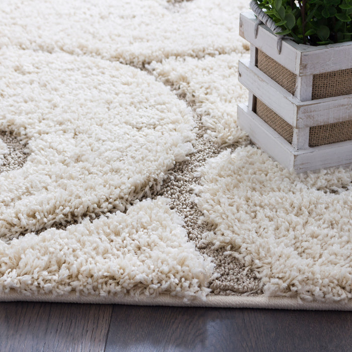 Oakville Cream Curves 4x6 Area Rug