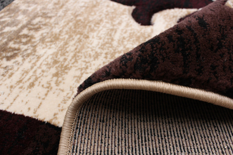 Neda Burgundy Area Rug - 6'7\" X 9'6\"
