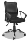 Andre 24\" Adjustable Mesh Office Chair - Black