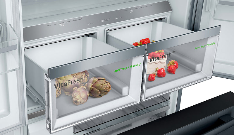 Bosch 21 Cu. Ft. 800 Series French-Door Refrigerator - B36CT80SNB