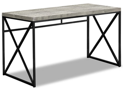 Brady Reclaimed Wood Look Desk - Grey