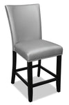 Cami Counter-Height Dining Chair with Vegan-Leather Fabric - Grey