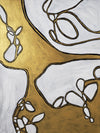 \"Mocha Latte -gold - 1\" Giant Art 72x54 Wall Art