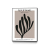 \"Forme Grège\" Canvas Framed Black 30x40 Wall Art