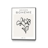 \"Maison Bohème No.1\" Canvas Framed Black 18x24 Wall Art