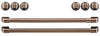 Café Induction Range Brushed Copper Knobs and Handles Set - CXFCHHKPMCU