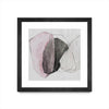 \"Tickled With Pink\" Matted and Framed Black 36x36 Wall Art