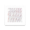 \"Hula I\" Matted and Framed White 30x30 Wall Art