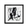\"Polar Opposition\" Matted and Framed Black 30x30 Wall Art