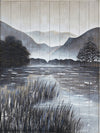 Mountain Lakeshore - 36\" x 48\"