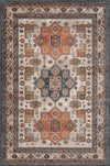 Far Rustic Star 7x10 Area Rug