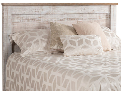 Kaia Queen Headboard - {Country} style Headboard in Whitewash {Engineered Wood}