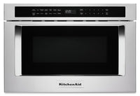 KitchenAid 1.2 Cu. Ft. Built-In Microwave with 950 Watts Cooking - Stainless Steel - KMBD104GSS