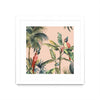 \"Tropicano Ii\" Matted and Framed White 36x36 Wall Art