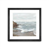 \"Beautiful Bay\" Matted and Framed Black 30x30 Wall Art
