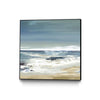 \"East Coast Ii\" Canvas Framed Black 20x20 Wall Art