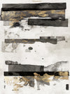 \"Gold And Black Ink Ii\" Giant Art 72x54 Wall Art