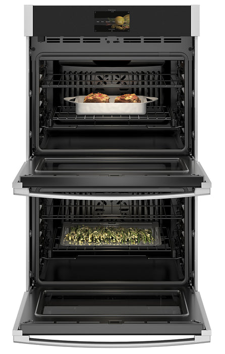 Profile 30\" 10 Cu. Ft. Electric Double Wall Oven with True European Convection - Stainless - PTD7000SNSS