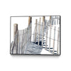 \"Shadows Of Paradise\" Canvas Framed Black 24x18 Wall Art