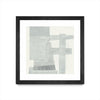 \"Orien\" Matted and Framed Black 30x30 Wall Art