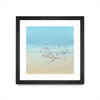 \"Beach Day Ii\" Matted and Framed Black 30x30 Wall Art