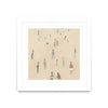 \"Beach Goer Iv\" Matted and Framed White 30x30 Wall Art